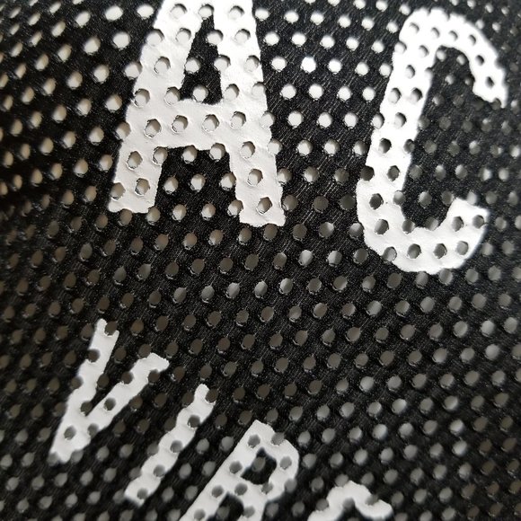 Reebok top Small Active Vibes Only unlined fishnet mesh tank graphic athetic - Picture 7 of 12